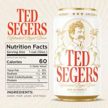 Ted Segers NA Brew Smooth Non-Alcoholic Beer Crafted in Michigan Hops