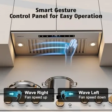 Streamlined Range Hood Insert with 900 CFM Power