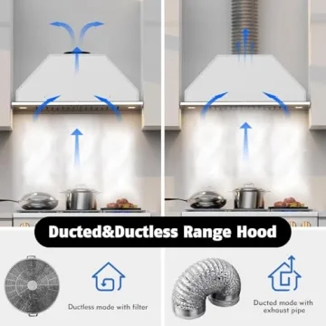 Streamlined Range Hood Insert with 900 CFM Power