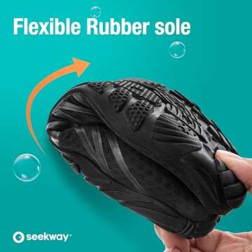 SEEKWAY Water Shoes Quick-Dry Socks for Beach and Water Sports