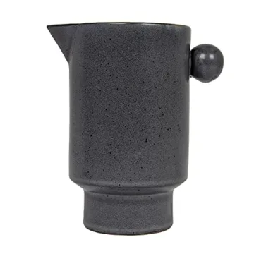 Creative Co-Op Modern Small Stoneware Pitcher 24oz