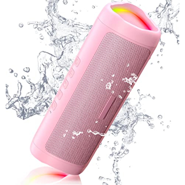 Bluetooth Speaker, IPX5 Waterproof Speaker with HD Sound, Up to 20H Playtime, TWS Pairing, BT5.3, Po...