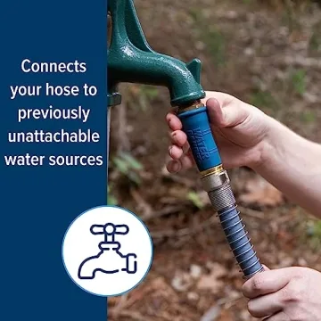 Camco Water Bandit Connects RV Hoses to Damaged Faucets Easily