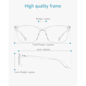 Stylish ANRRI Blue Light Glasses for Eye Comfort