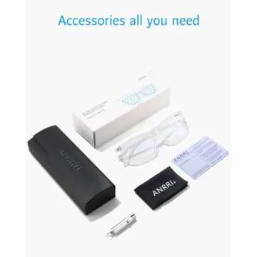 Stylish ANRRI Blue Light Glasses for Eye Comfort