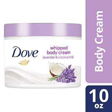 Dove Whipped Body Cream Lavender and Coconut Milk 10 oz