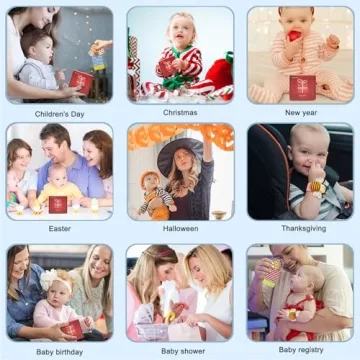 Bloobloomax Baby Rattles Toys for 0-12 Month, Infant Girl Boy Toys for Babies 3-6 Months, Newborn Hand & Foot Toys for 0 to 9 Months, Baby Shower Gifts Set with Wrist Rattle Socks