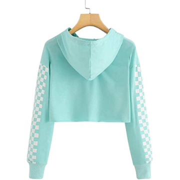 Meikulo Girls Cropped Hoodie Jogger Set - Soft & Stylish