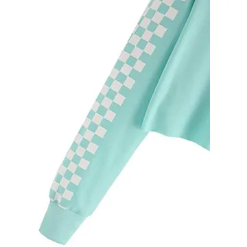 Meikulo Girls Cropped Hoodie Jogger Set - Soft & Stylish