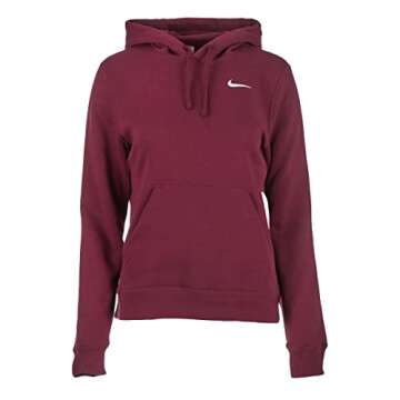 Nike Womens Pullover Fleece Hoodie (Green, Medium)