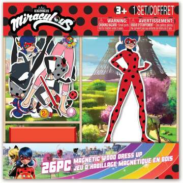 Miraculous Ladybug Magnetic Dress Up Doll Set
