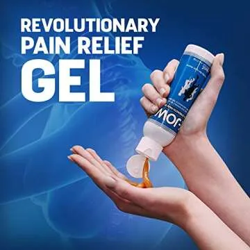 X-JOW Extra Strength Pain Relief Gel 4 Oz - Muscle, Shoulder & Joint Pain Massage Gel - Herbal & Natural Anti Inflammatory Relief