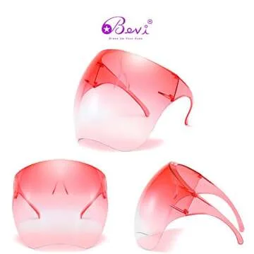Bevi Transparent Face Shield Stylish Protective Eyewear