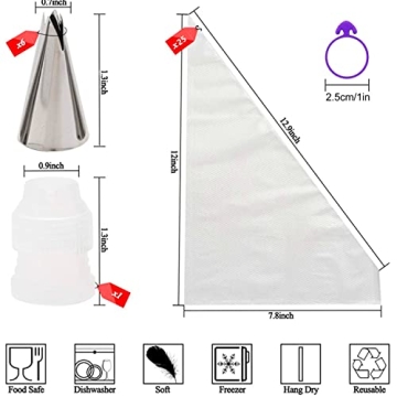 34 Pcs Cake Decorating Kit for Easy Baking Fun