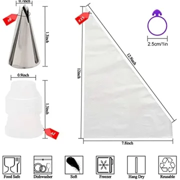 34 Pcs Cake Decorating Kit for Easy Baking Fun