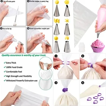 34 Pcs Cake Decorating Kit for Easy Baking Fun