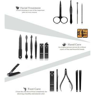 Professional Nail Clipper Set 15-Piece Kit