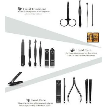 Professional Nail Clipper Set 15-Piece Kit
