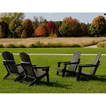 Stylish FUNBERRY Folding Adirondack Chairs Set of 4