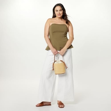 The Drop Women's Alejandra Strapless Corset Top - Chic & Versatile