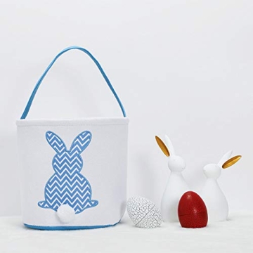 MONOBLANKS Easter Bunny Basket Bags for Egg Hunts and Gifts