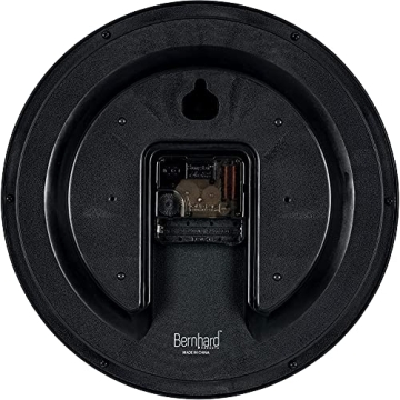 Bernhard Wall Clock Silent Non Ticking 10 Inch Easy to Read