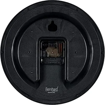 Bernhard Wall Clock Silent Non Ticking 10 Inch Easy to Read