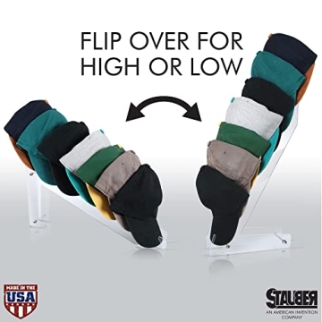 STAUBER Best Acrylic Cap Rack - Organize Hats Stylishly