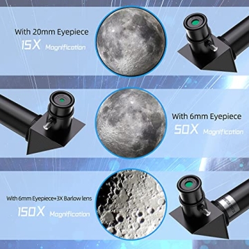 Beginner Telescope with Phone Adapter for Stargazing