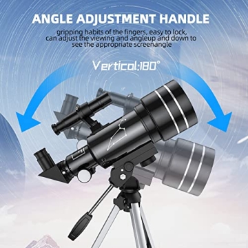 Beginner Telescope with Phone Adapter for Stargazing