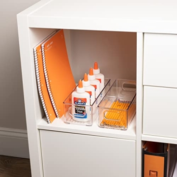 bHome & Co Clear Plastic Storage Bins for Organization