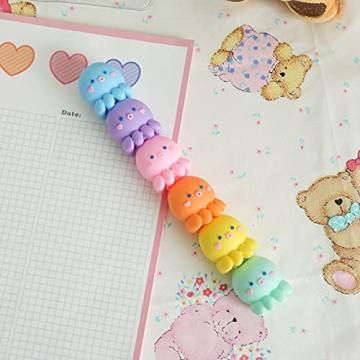 Colorful Octopus Highlighter Set for School & Office Supplies