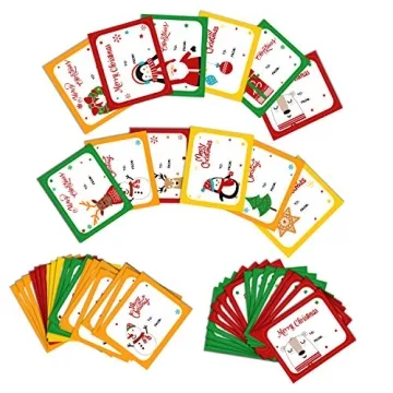 LOKIPA Christmas Gift Tag Stickers, 120 Pieces for Gifts