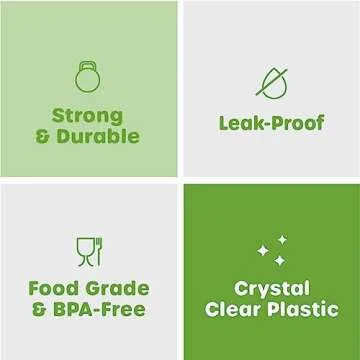 Reusable 12 oz Juice Bottles with Accessories - Eco-Friendly Gift