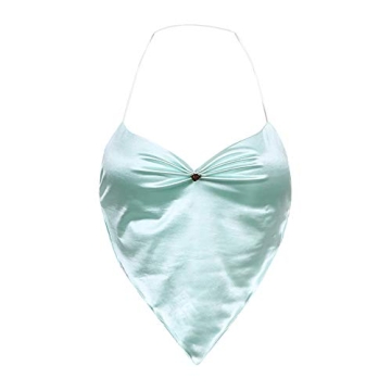 Sexy Y2K Green Lace Vest Crop Top for Women - Trendy Street Wear