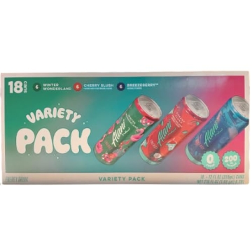 Alani Energy Drink Winter Wonderland 18 Count Variety Pack, 3 Flavors, 6 Cans Per Flavor, 12 FL Oz P...