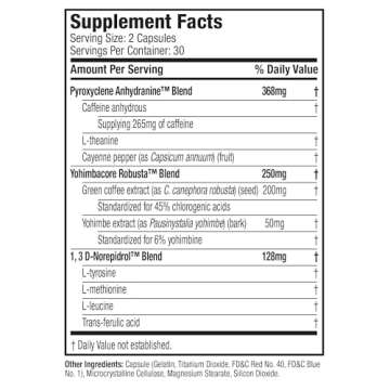 Hydroxycut Hardcore - 60 Rapid-Release Capsules for Extreme Energy & Weight Loss