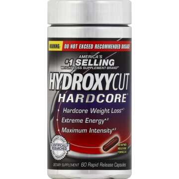 Hydroxycut Hardcore Capsules for Weight Loss & Energy