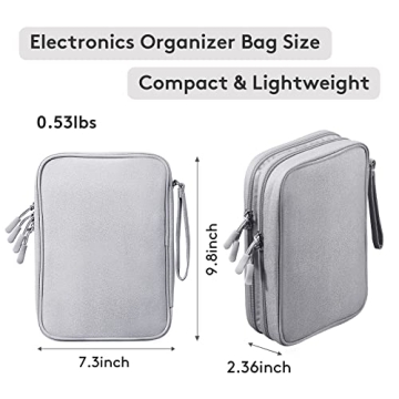 DDgro Cable Organizer Bag for Travel & Tech Accessories
