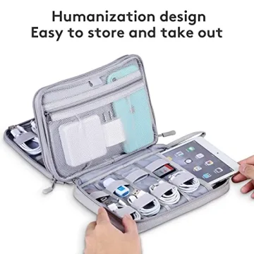 DDgro Cable Organizer Bag for Travel & Tech Accessories