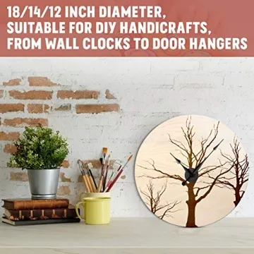 Sophies Crafts 18 Inch Wooden Circles for Creative DIY Projects