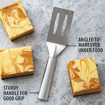 Rada Cutlery Spatula, Silver Handle