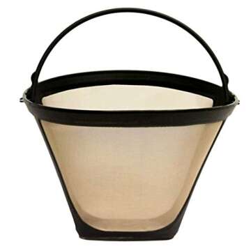 GoldTone Reusable #4 Cone Coffee Filter - Eco-Friendly & Durable