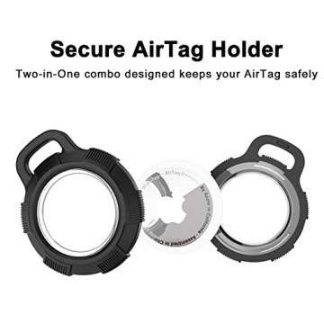 SEVROK AirTag Holder Case - Ultimate Protection 4 Pack