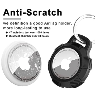 SEVROK AirTag Holder Case - Ultimate Protection 4 Pack