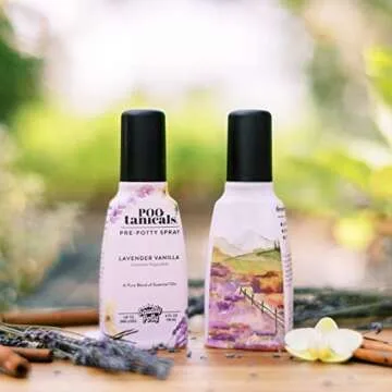 Squatty Potty Pootanicals Toilet Spray, Lavender Vanilla, 4 ounce Spray Before You Go