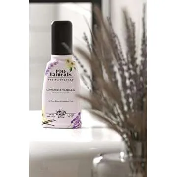 Squatty Potty Pootanicals Toilet Spray, Lavender Vanilla, 4 ounce Spray Before You Go