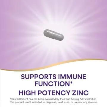 Nature's Way Zinc Chelate, Supports Immune Function*, 30 mg per Serving, 100 Capsules (Packaging May Vary)