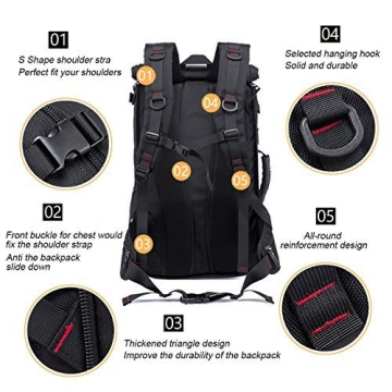 KAKA Travel Backpack Convertible Duffle for 15.6 inch Laptop