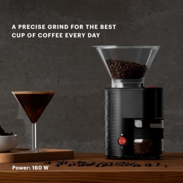 Bodum Bistro Burr Grinder with Timer and Grind Settings